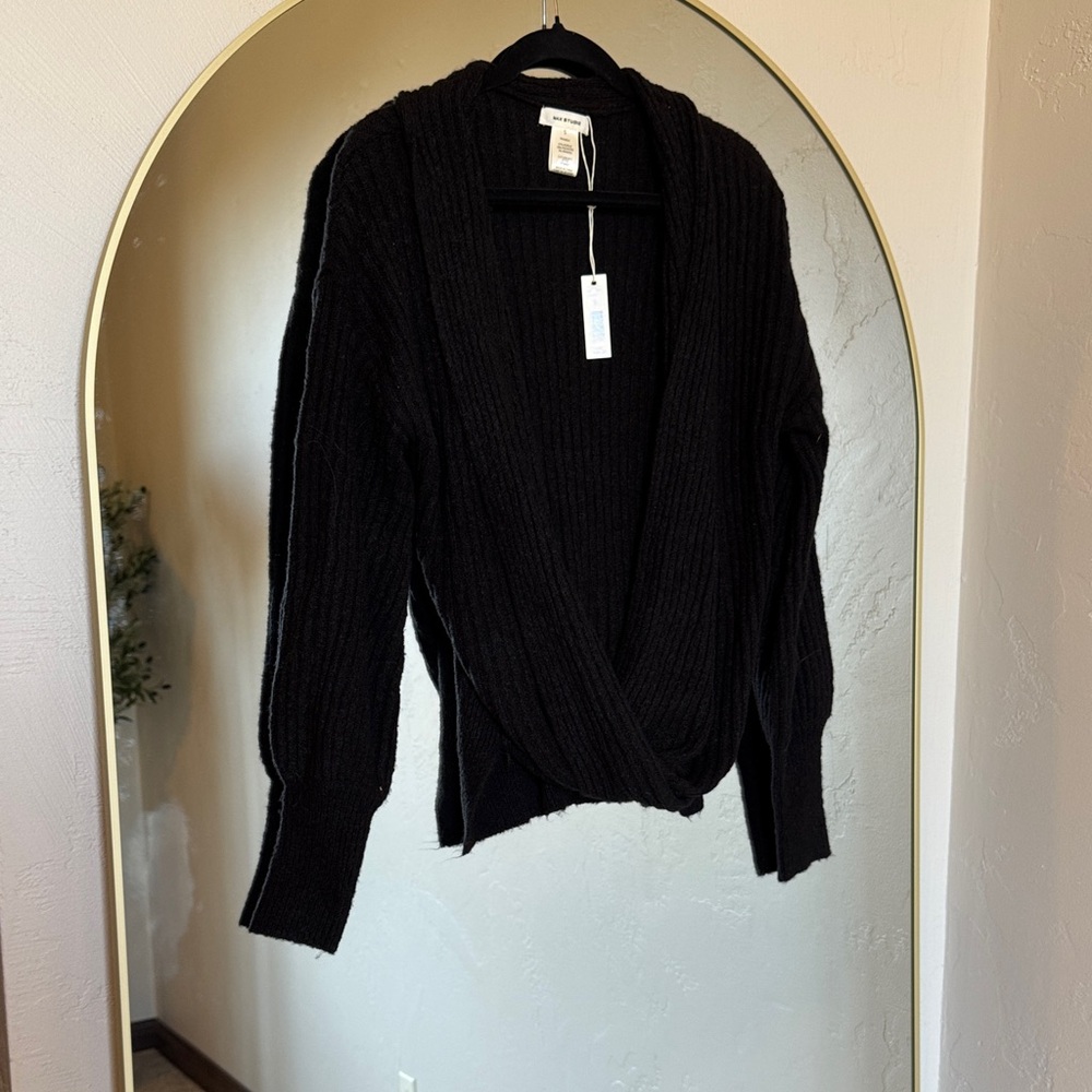 Max Studio Black Women's Cardigan Sweater